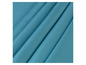 Un morceau de tissu bleu avec des plis.
