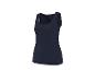 Débardeur femme bleu foncé à col rond.