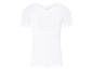 T-shirt blanc à col en V