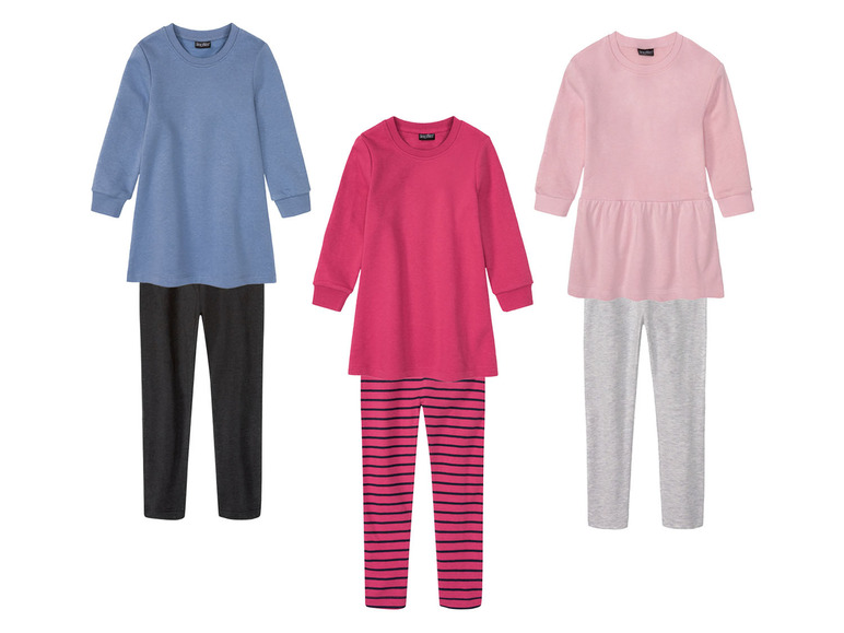 Aller en mode plein écran : Ensemble rose en molleton et legging - Image 1