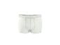 Boxer homme blanc avec coutures grises.