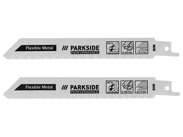 Aller en mode plein écran : PARKSIDE PERFORMANCE® Set de lames de scie sabre PFSZP 3 A1, 2 pièces - Image 1