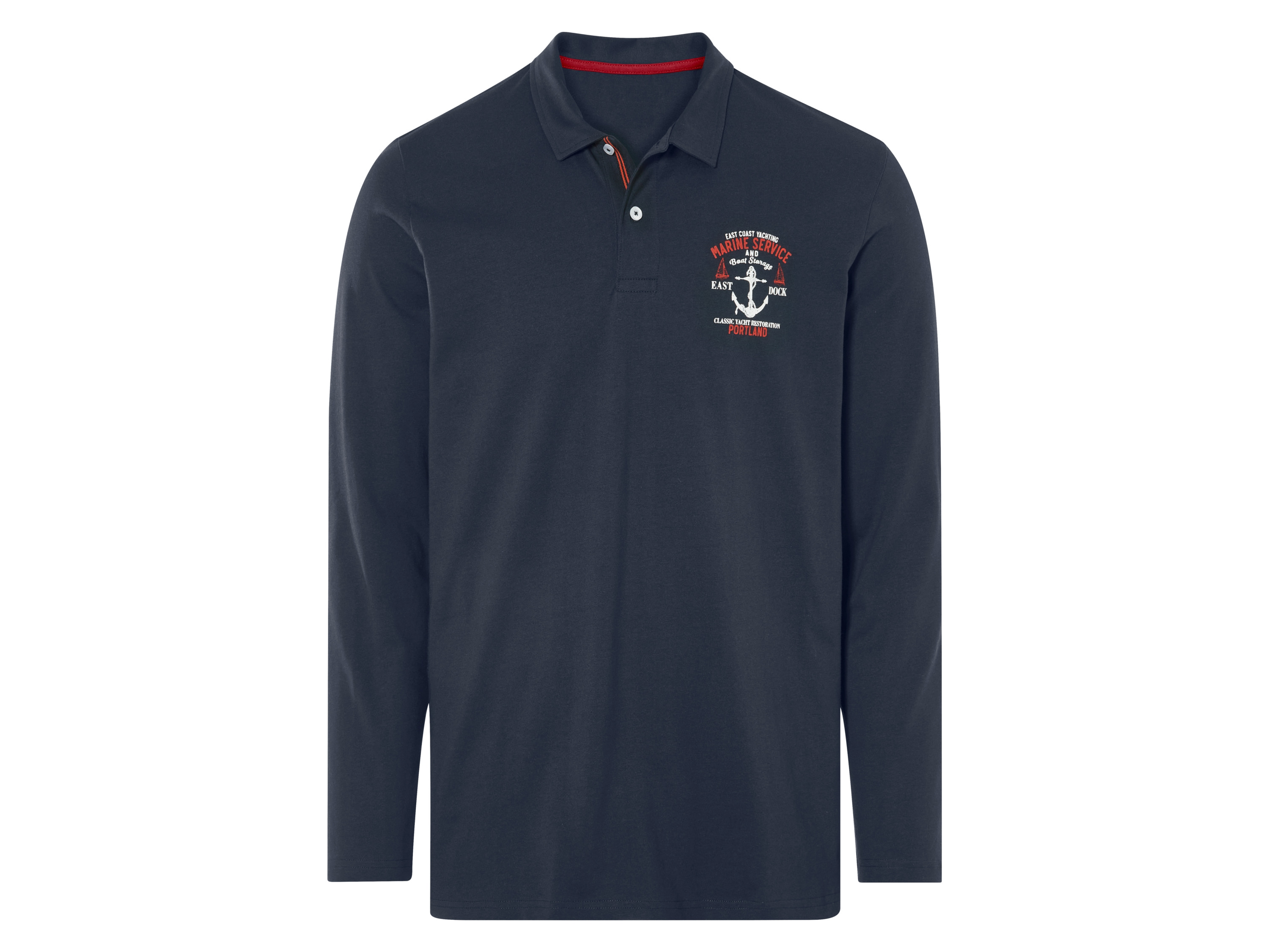 LIVERGY® Polo homme (bleu foncé, S)
