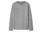 T-shirt gris à manches longues pour homme