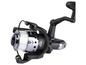 Un moulinet de pêche Paladin noir avec une bobine de ligne.