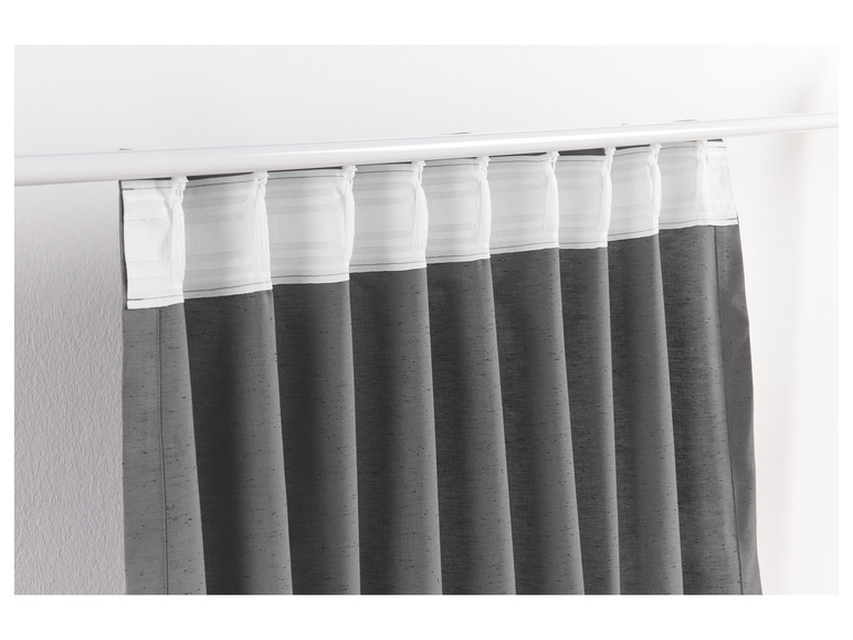 Aller en mode plein écran : LIVARNO home Lot de 2 rideaux, 135 x 254 cm - Image 8
