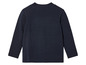 Un t-shirt à manches longues bleu marine pour garçon.
