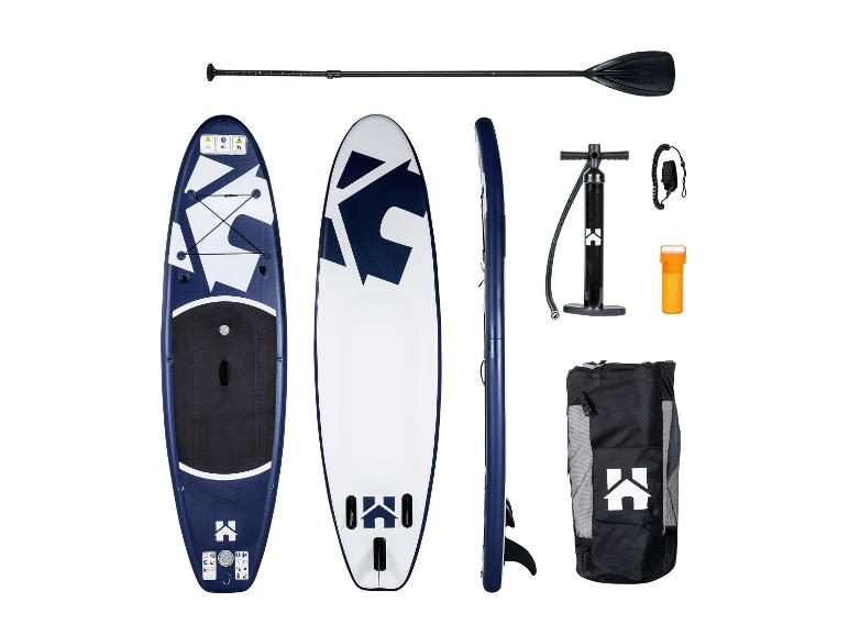 Planche de stand up paddle gonflable HOME DELUXE Moana en bleu avec accessoires.