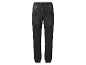 Jeans jogger noirs avec ceinture et chevilles élastiques.