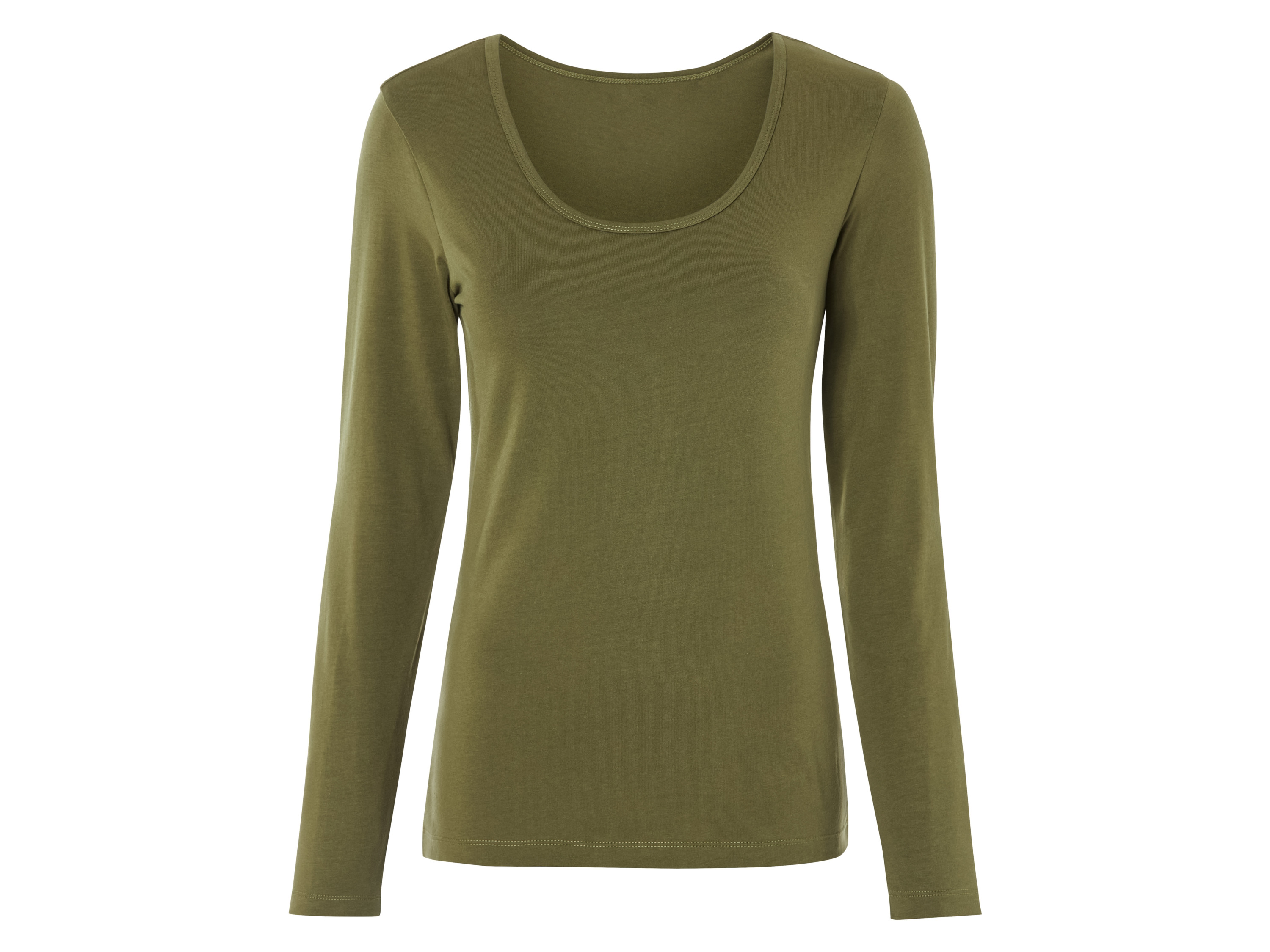 esmara® T-shirt à manches longues femme (vert, S(34/36))