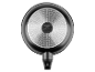 Vue inférieure d'une poêle Silvercrest avec fond en acier inoxydable.
