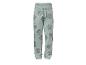 Pantalon de jogging bébé vert menthe avec imprimé têtes de lion.