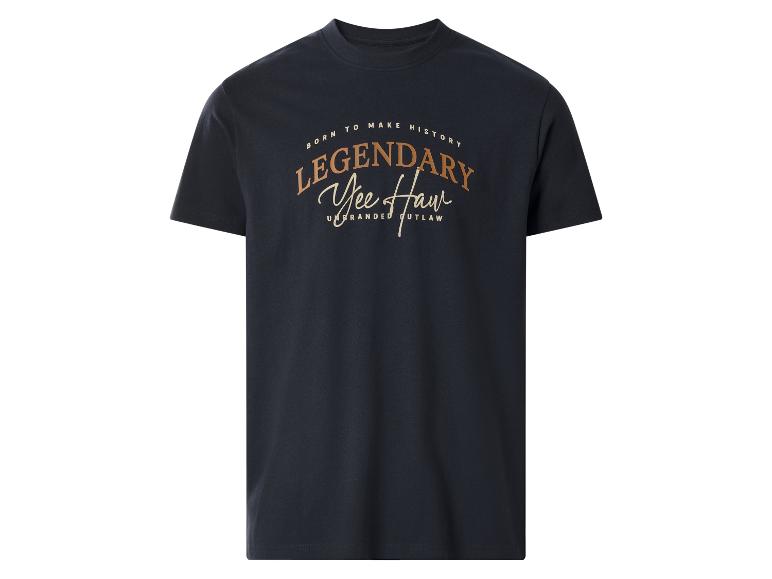 T-shirt noir avec le texte « BORN TO MAKE HISTORY LEGENDARY Yee Haw UNBRANDED OUTLAW »