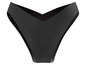 Un bas de bikini noir.