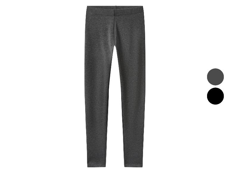 Legging gris foncé sur fond blanc, avec options de couleur gris et noir.