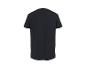 T-shirt noir uni pour homme, vue de dos