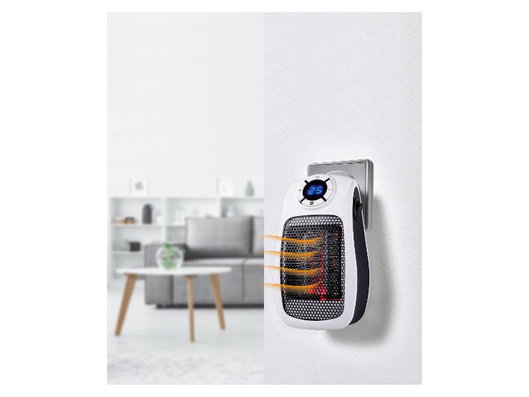 Chauffage d'appoint portable avec affichage numérique dans une maison moderne