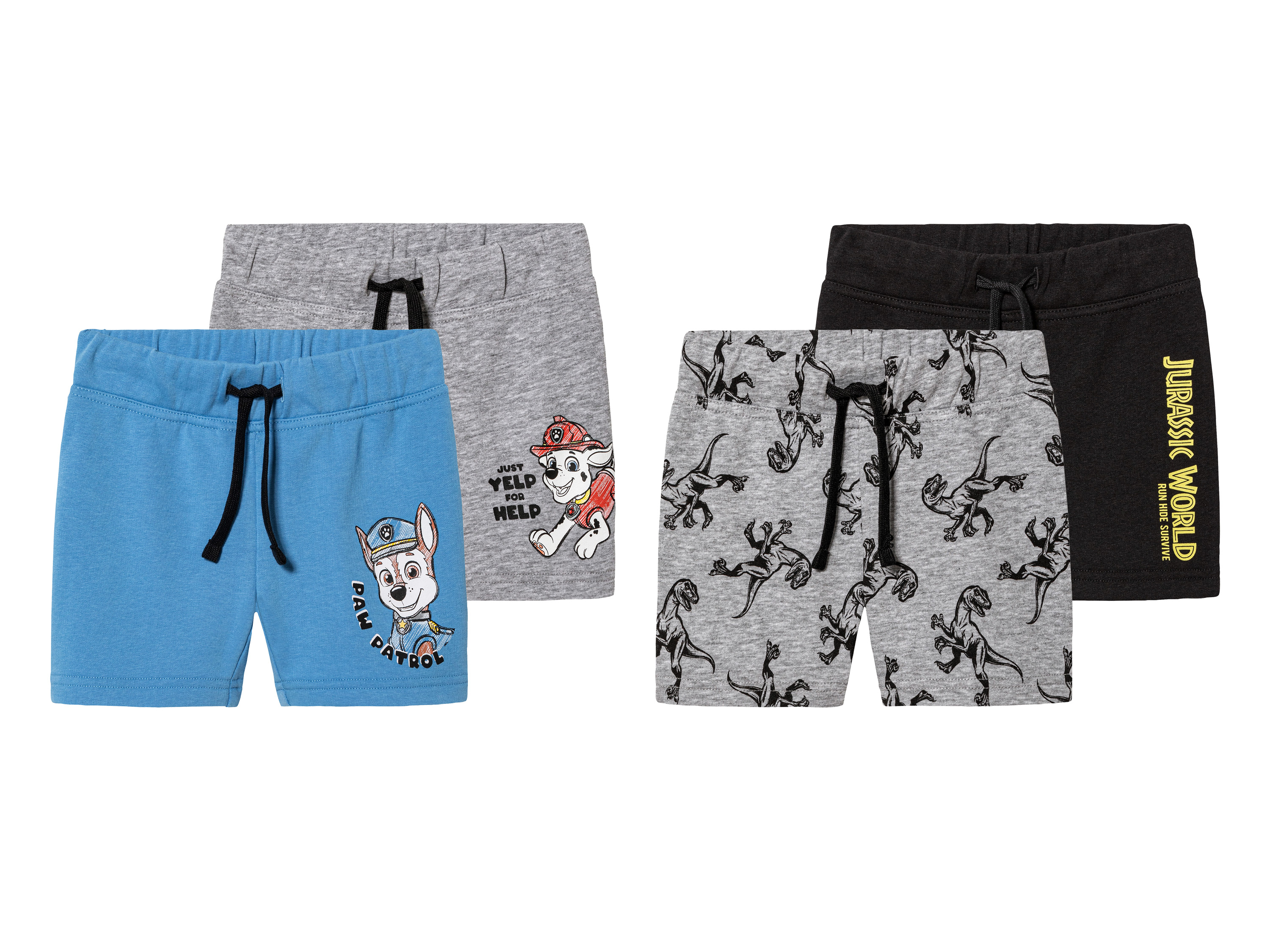 Lot de 2 shorts molletonnés garçon