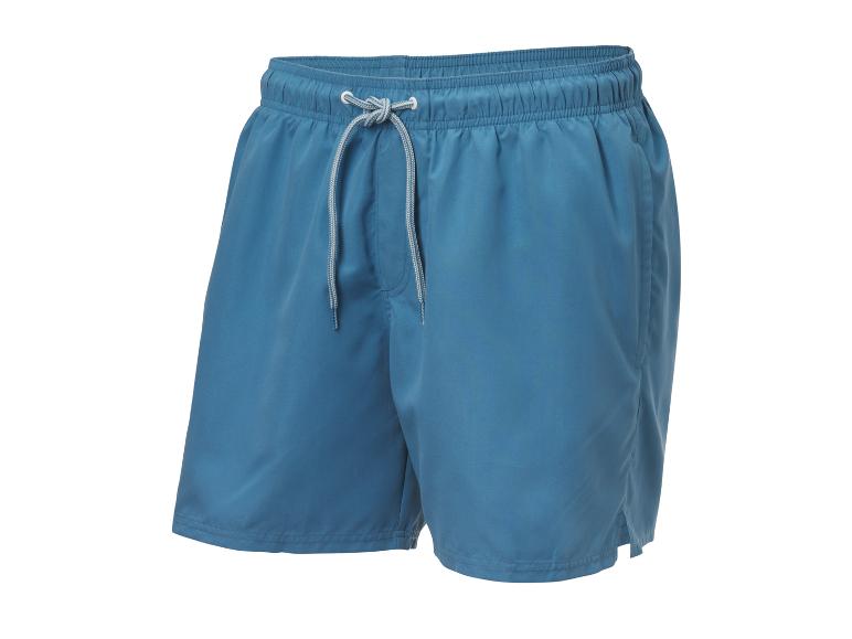 Shorts de bain bleus.