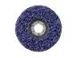 Disque abrasif bleu pour ponçage, outillage professionnel.