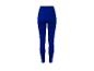 Vue arrière de leggings pour femmes bleu royal taille haute.