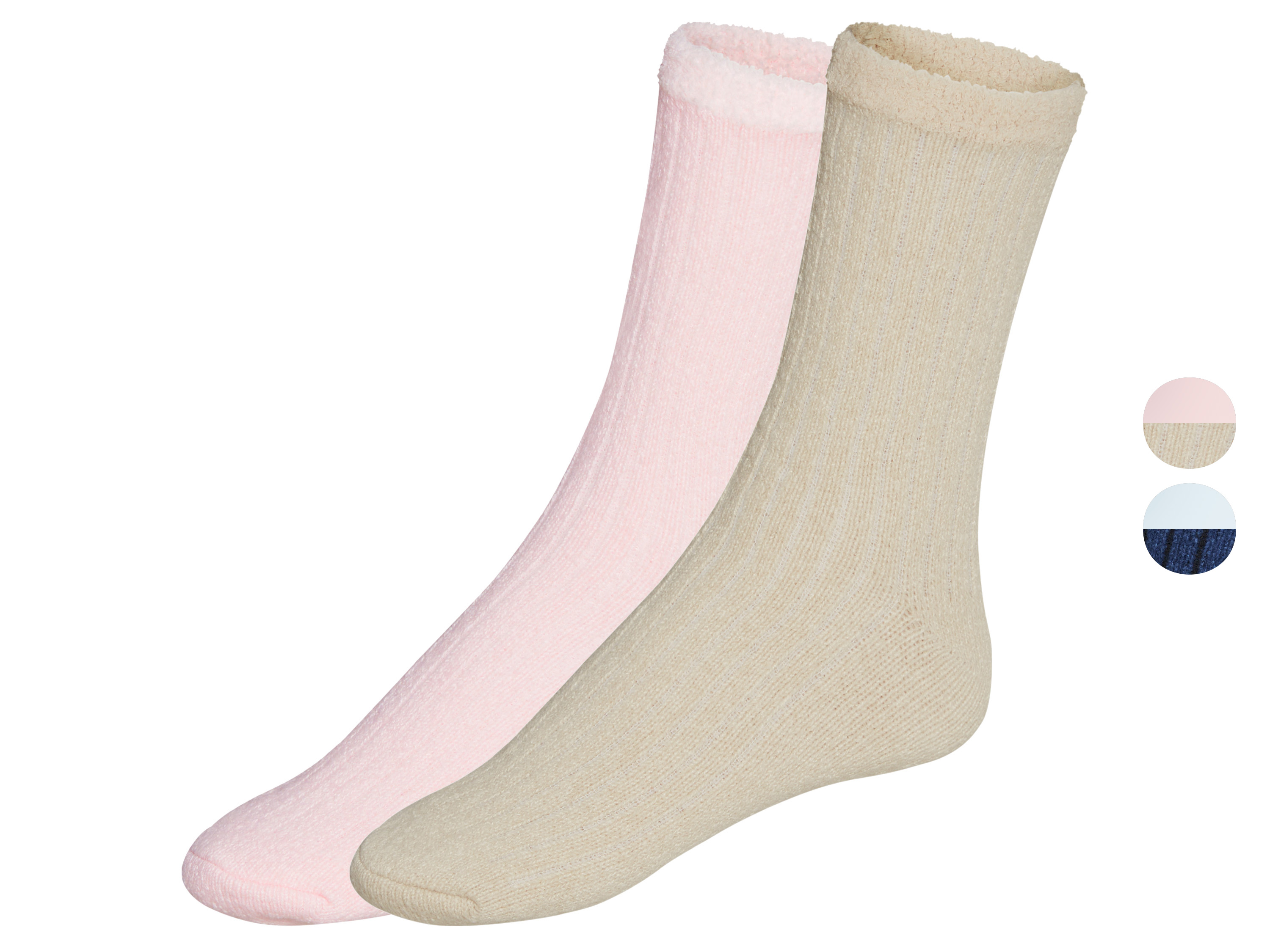 esmara® Lot de 2 paires de chaussettes femme