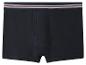 Caleçon boxer bleu foncé avec ceinture rayée