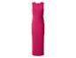 Robe longue fuchsia sans manches pour femme