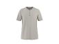 T-shirt Henley à manches courtes beige clair pour homme