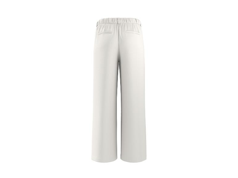 Pantalon large blanc cassé pour femme, vue arrière