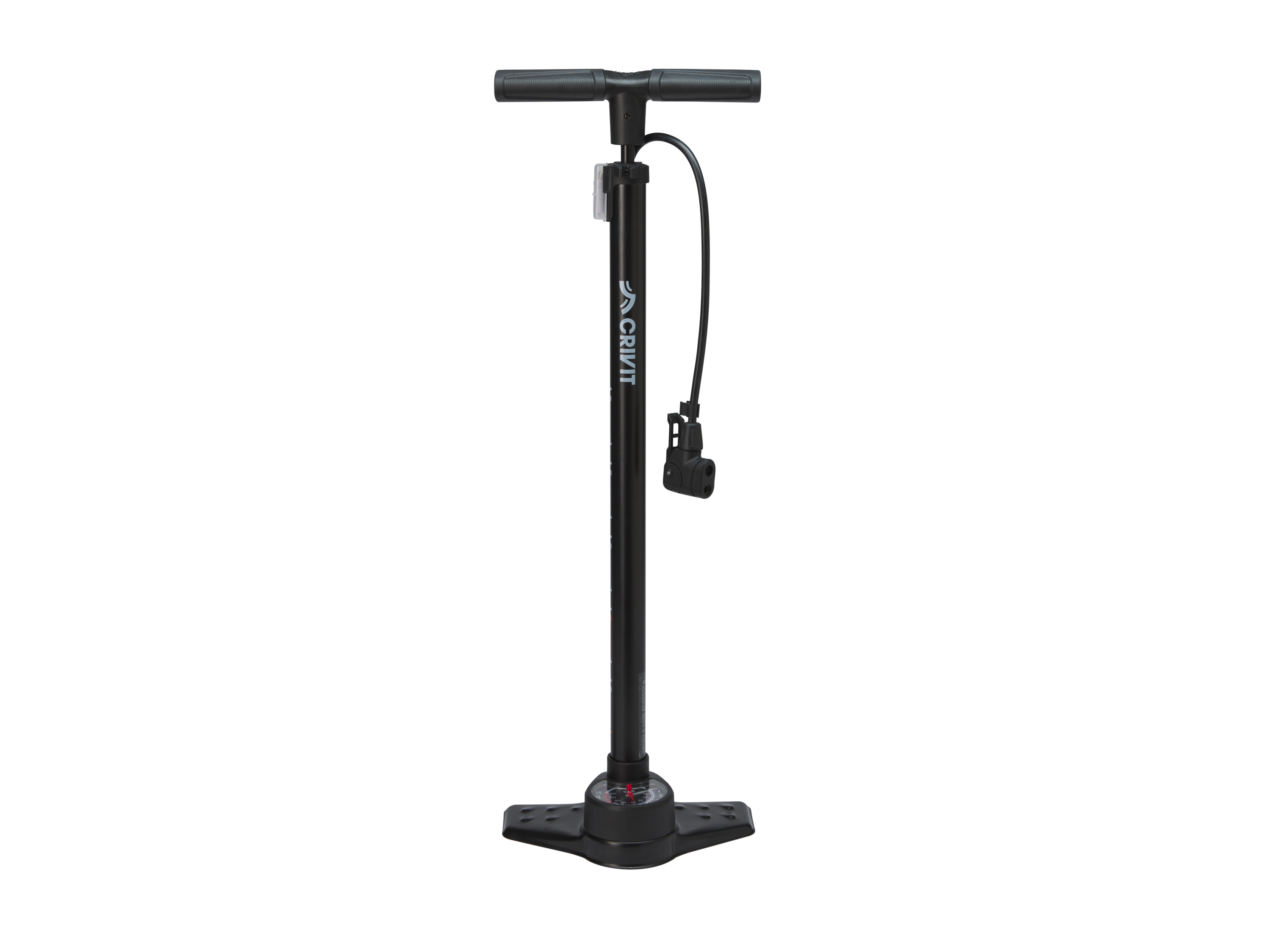 CRIVIT Pompe à pied XL avec manomètre