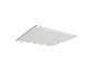 Panneau lumineux LED rectangulaire blanc, vue en angle