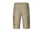 Shorts cargo beiges, vue arrière.