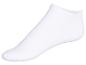 Une chaussette blanche basse.