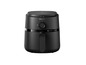 Une friteuse à air Philips noire avec technologie RapidAir.