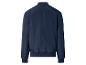 Blouson bomber bleu foncé pour homme, vue de dos