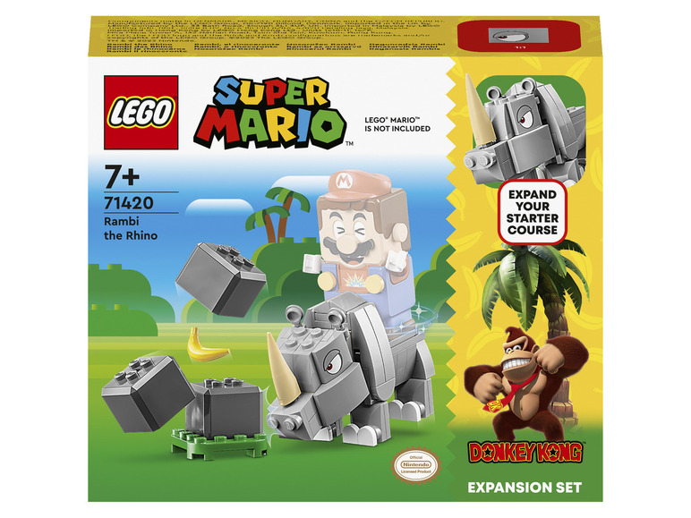 Aller en mode plein écran : LEGO Ensemble d'extension Super Mario™ Rambi le rhinocéros - Image 1