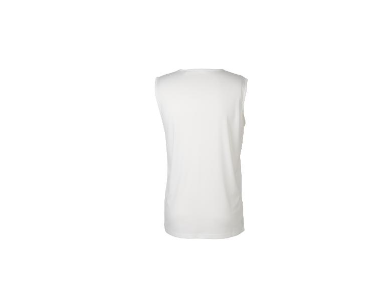 Débardeur blanc pour homme, vue arrière