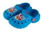 Sandales bleues pour enfant, motif Spider-Man.