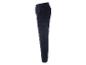 Pantalon cargo noir à cordon de serrage.