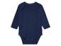 Body bébé manches longues, bleu marine.