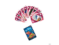Cartes à jouer sur le thème de Lilo & Stitch, comprenant un dos de carte et un éventail de cartes numérotées.