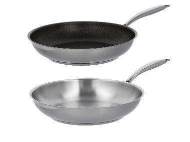 SILVERCREST® Poêle Premium en acier inoxydable, Ø 28 cm