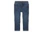 Un jean bleu skinny pour enfant.