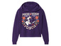 Un sweat à capuche violet avec un imprimé de la Méchante Reine et le texte 'Pick Your Poison'.