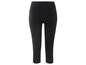 Leggings capri noires pour femme.