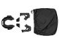 Ensemble de rembourrage intérieur de casque et sac noir à cordon