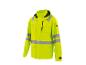Veste jaune fluo avec bandes réfléchissantes et capuche