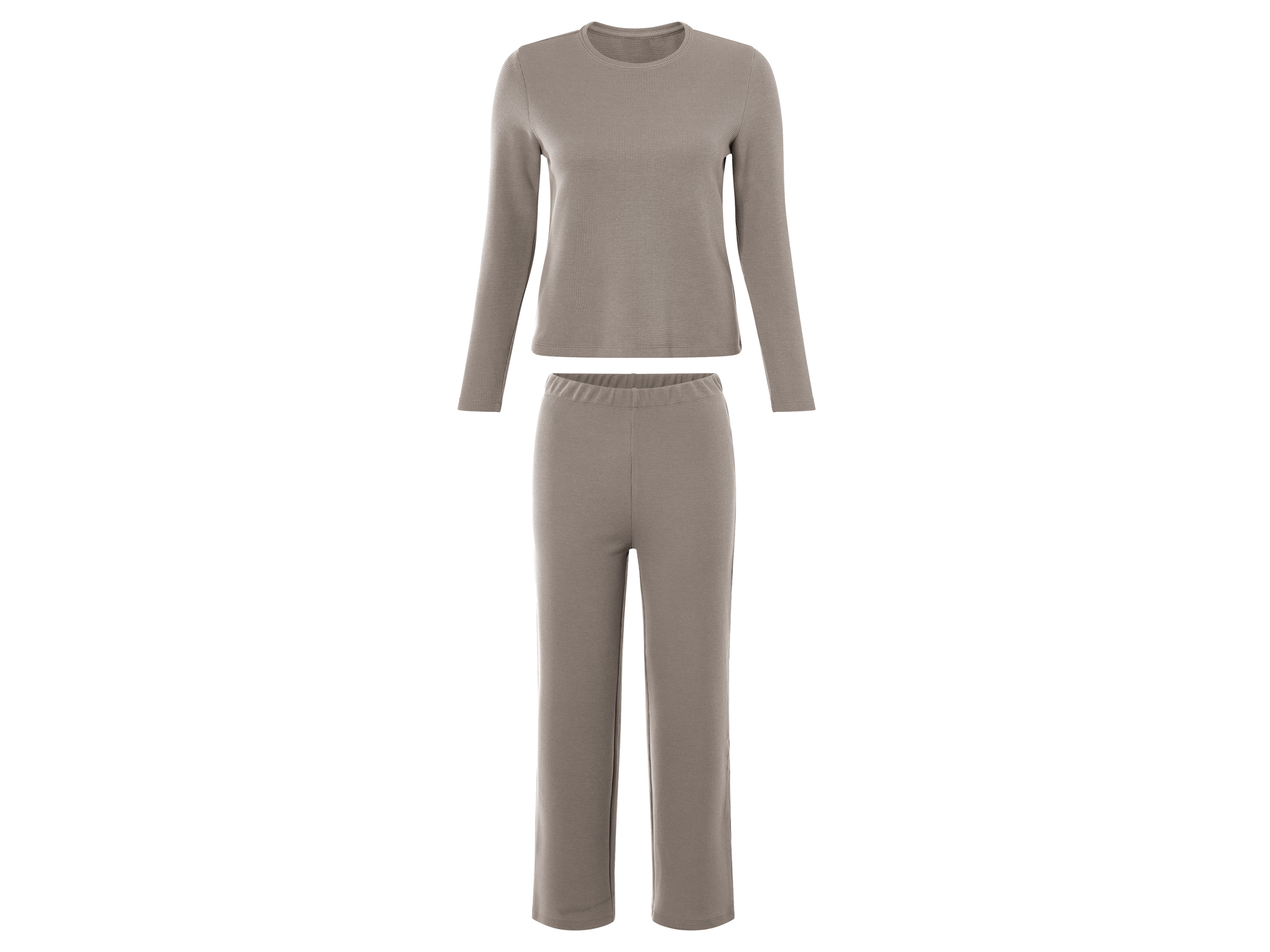 esmara® Ensemble pyjama femme (beige, S (34/36))
