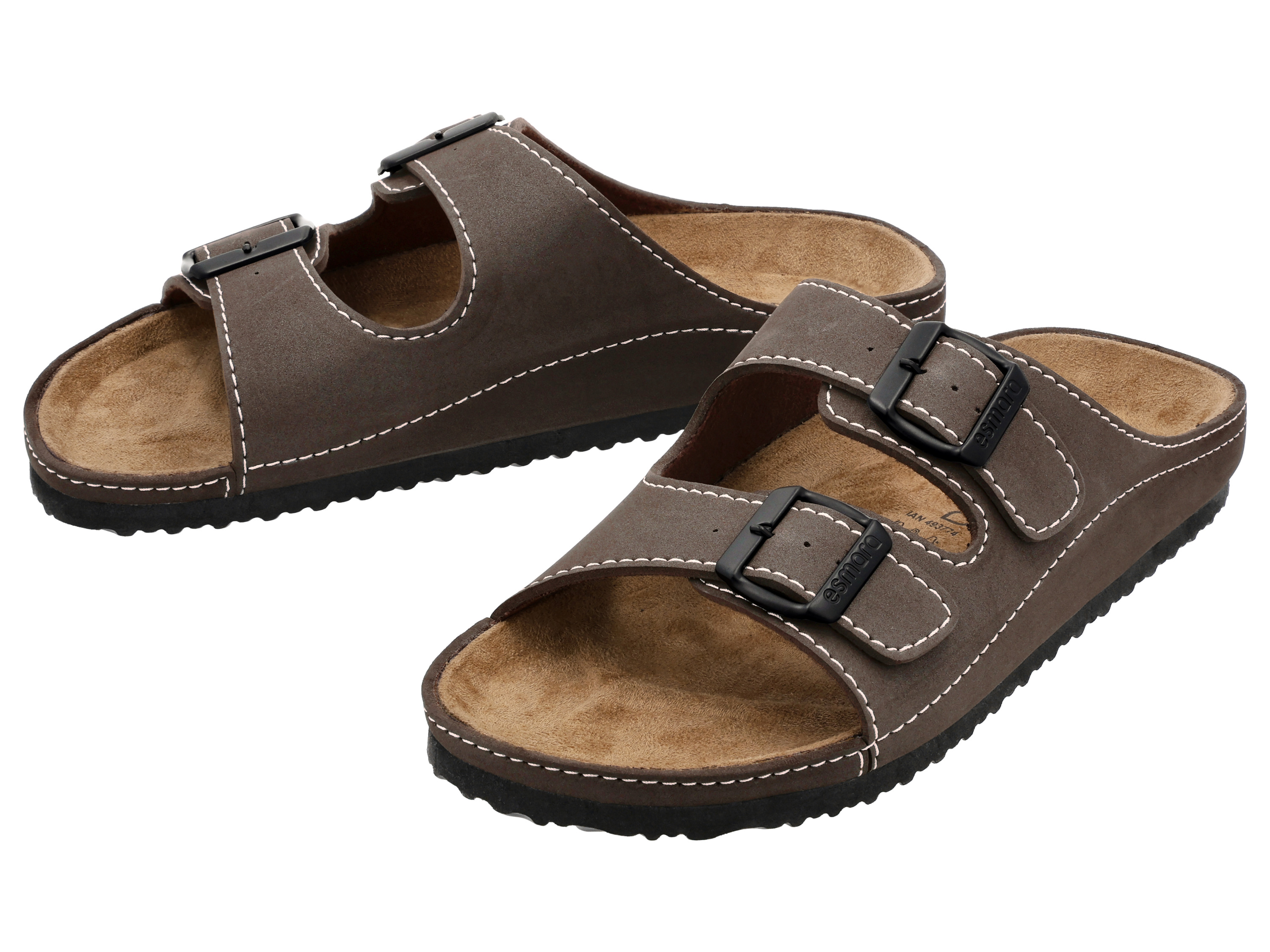esmara® Mules homme (marron, 44)